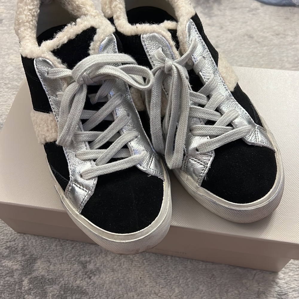 Marc fisher shearling sneakers - Picture 2 of 5